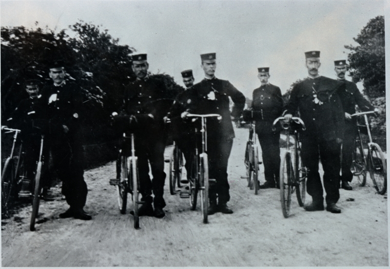 Police cyclists Newbals 1907