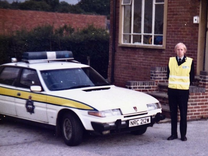1980 Rover SD1 and PC Roger Tennyson