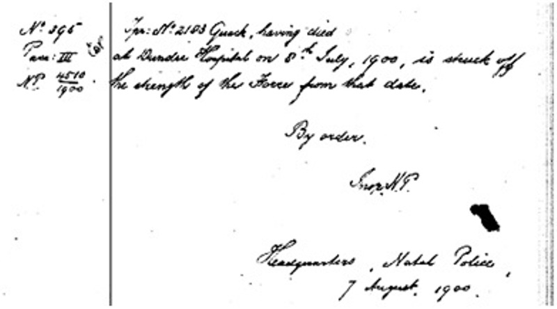 death notice