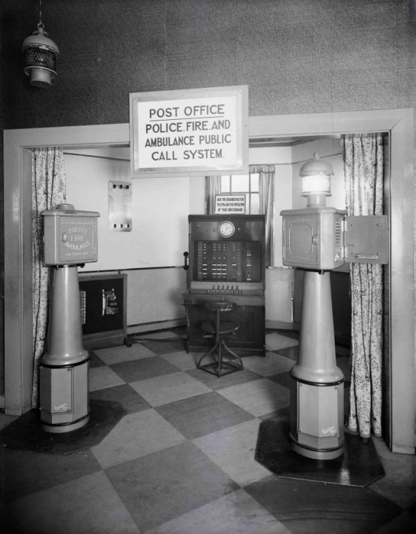 Police pillars 1934