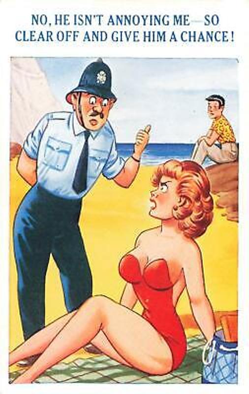 left postcard