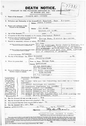 death notice