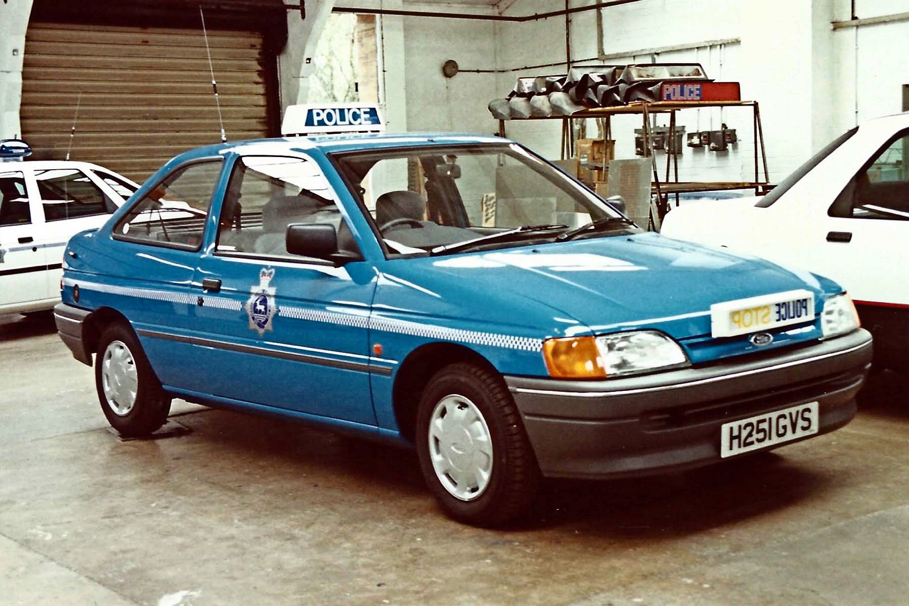 1990 Herts HQ Workshop Stanborough _Ford Escort GP Car H251GVS new