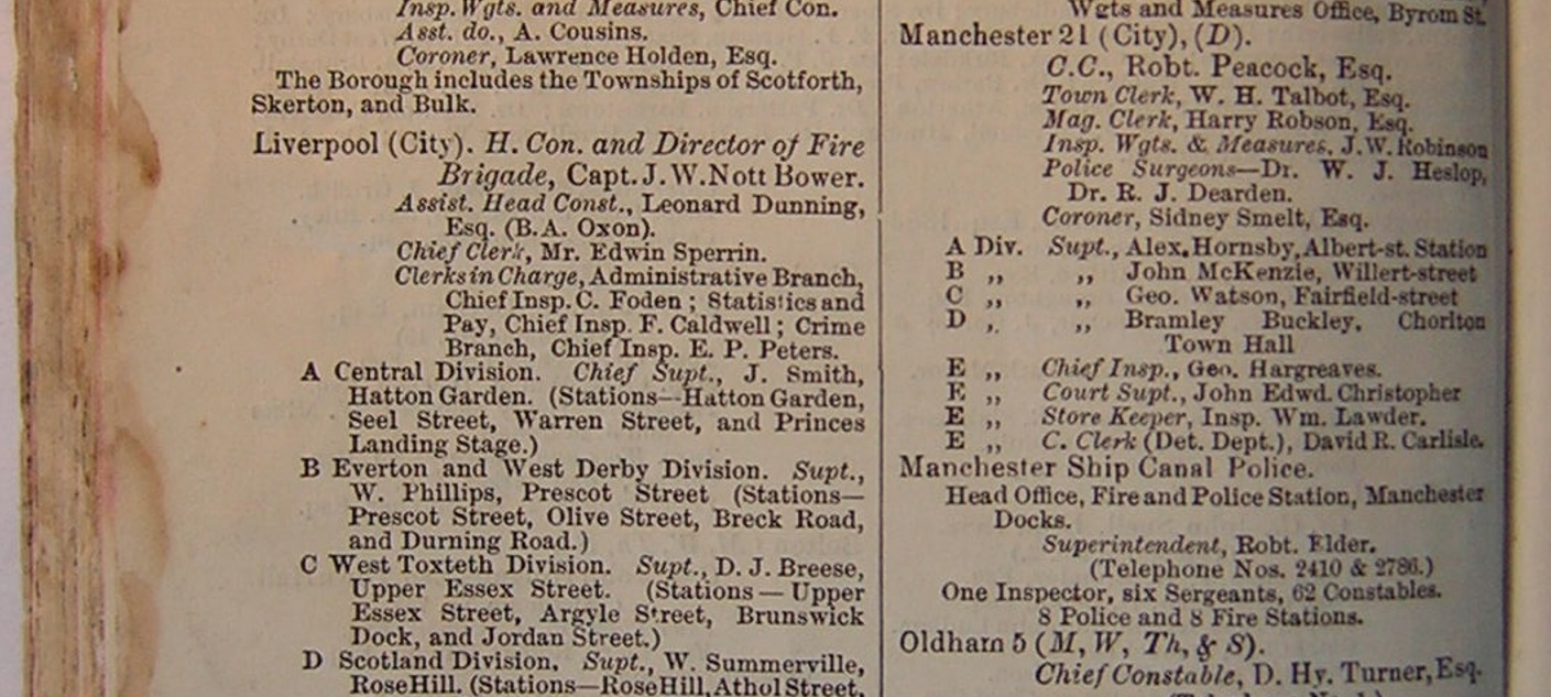 Almanac Manchester