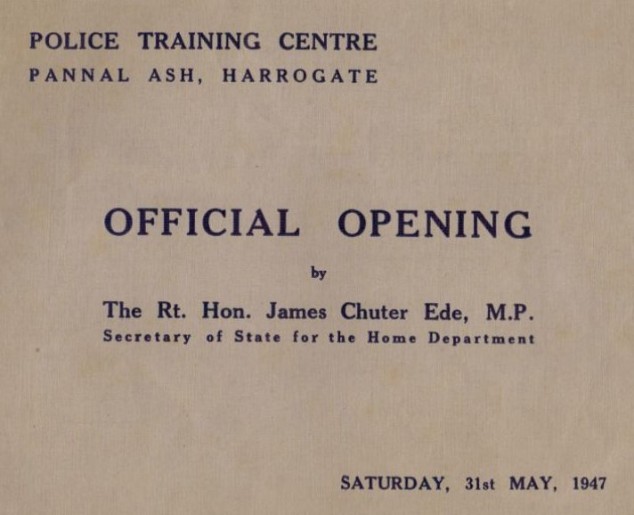 Opening Saturday, 31st May, 1947 
From opening programme
