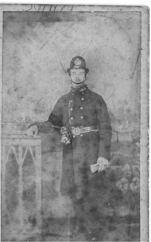 Charles Bray Smith
Constable 73G later Sergeant. Photograph c1880
Submitted by G G Grandson Paul Gibson
