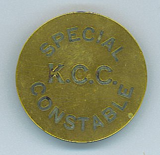 Kent Special Constabulary
This lapel badge was worn by a special constable of the Kent County Constabulary serving during World War I. 
Keywords: Kent Special_Constabulary