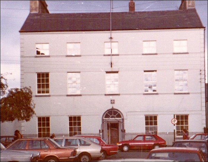 Former Royal Irish Constabulary Barracks where my Great, Grand Uncle James Talbot would have walked into to apply in 1890 to became a member of the Constabulary.
Submitted by Michael James Talbot
