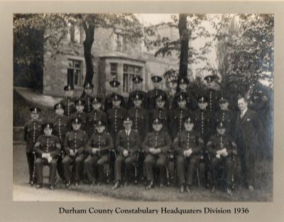 Durham County Constabulary Headquarters Division 1936
Submitted by David Lee
Keywords: DurhamCounty