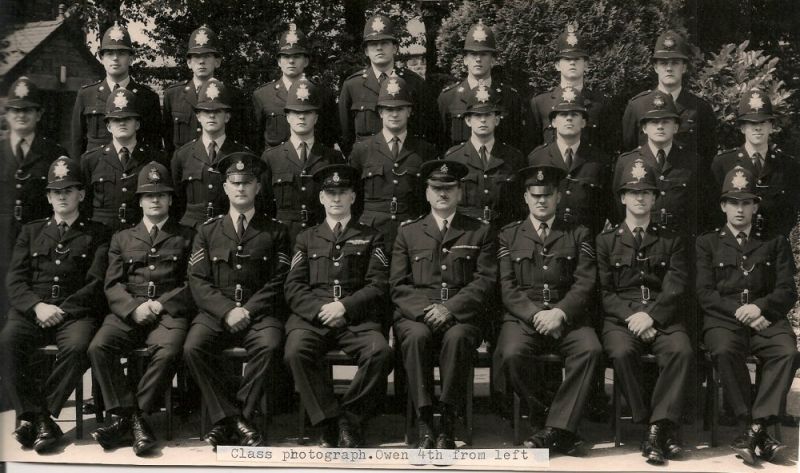 Class photograph 1960s
Sergeant Owen Byrne front 4th from left
Submitted by Geoff Byrne 
