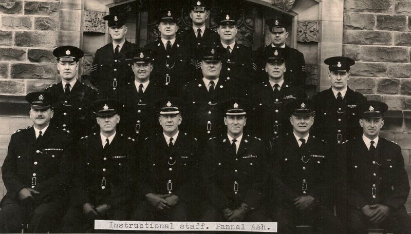 Instructors 1960s
Sergeant Owen Byrne 3rd row, right man
Submitted by Geoff Byrne 
