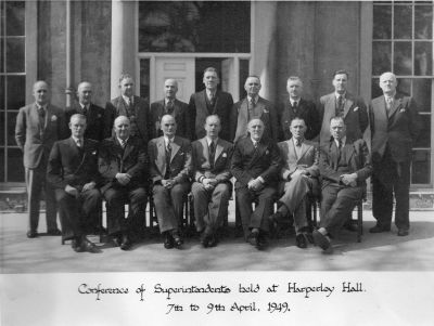 Conference of Superintendents - Harperley Hall 1949
Conference held 7th to 9th April 1949

Submitted by David Lee
Keywords: DurhamCounty Supt