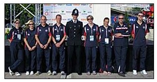 PC tackles the British and European Triathlons!
PC Phil Kibble represented Wiltshire Police at the British Police Triathlon Championships on Wednesday 20th September, at Tallington Lakes in Lincolnshire. He finished 2nd overall, and 1st out of the over 40's.

Previously, on 26th August, he had represented the British police at the European Triathlon Championships in Lausanne, Switzerland.

Wiltshire Press release 22/09/2006
Keywords: Wiltshire Kibble