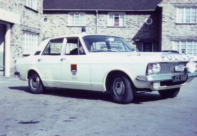 Ford Zephyr 6 
Castle Hill Police Station Yard, Cambridge,  in 1968
Keywords: Mid Anglia Cambridge Cambridgeshire Vehicles