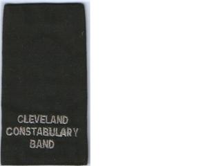 Cleveland Constabulary Band slide
Keywords: Cleveland patch epaulette band