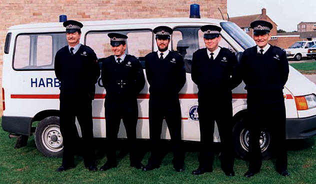 Tees & Hartlepool Harbour Police Officers 1997, PC Bill Dixon on the left (sadly missed)
Keywords: Tees & Hartlepool Harbour Police Officers 1997 Group