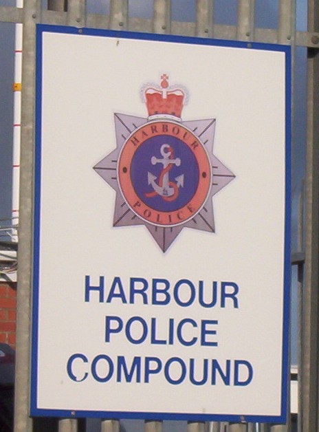 Tees & Hartlepool Harbour Police sign
Keywords: Tees & Hartlepool Harbour Police sign