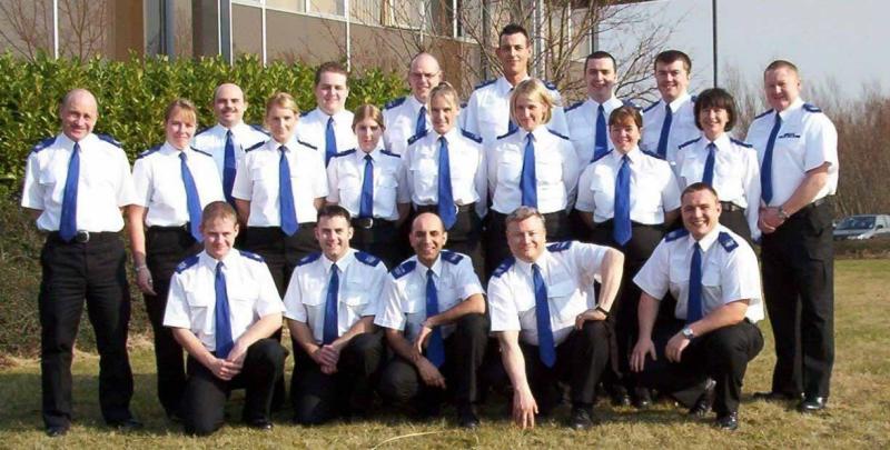 Cleveland police PCSO's passing out photo, March 2003
I am, back row, third from left.
Keywords: Cleveland Group