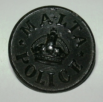 MALTA POLICE COLONIAL GREATCOAT BUTTON
Rare Malta Police Colonial Greatcoat Button
Keywords: British Comonwealth Button Malta