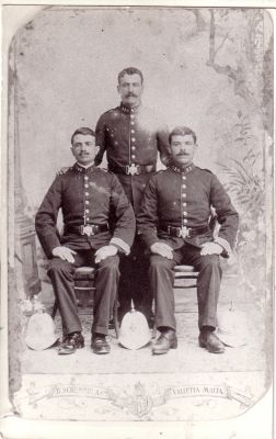 Malta Police Photos
Victorian Malta Police Group Photo
Keywords: Colonial Malta Police