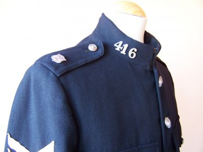 York Police uniform 1940's
York Police uniform 1940's, detail showing epaulette and collar
Keywords: york uniform