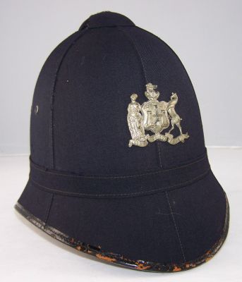 Edinburgh City Police Helmet
Edinburgh City Police helmet, 1880 - 1932 pattern
Keywords: Edinburgh, helmet