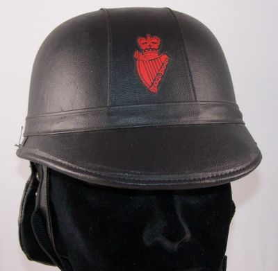 RUC Skulgarde Riot Helmet
RUC Skulgarde riot helmet, 1969 - 1972
Keywords: RUC, helmet