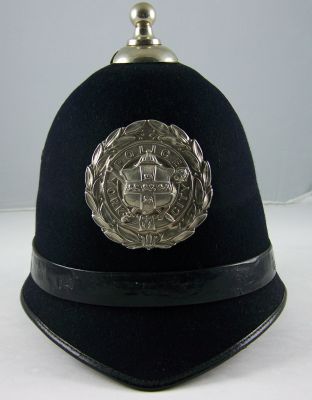 York City Helmet
York City helmet; pre 1936; white metal helmet plate and ball top; suppliers 'bell' shaped label inside for 'William Bell, Hatter, Hosier & Shirt Maker, 4 & 6 Micklegate, York'
Keywords: York helmet