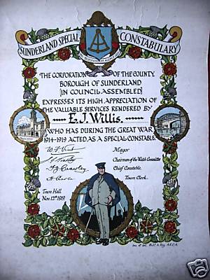 E.J. Willis Certificate
