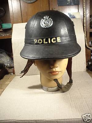 Leeds City Police motorcycle helmet
