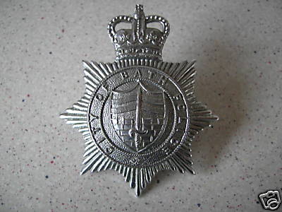 Bath City Police Helmet Plate
