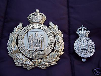 Bedford Borough Helmet Plate and Cap Badge
