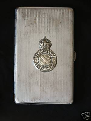 Bedfordshire Constabulary. Cigarette Case. KC
Keywords: Bedfordshire
