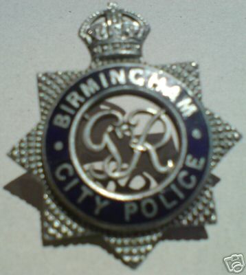 Cap Badge senior officers KC
Keywords: Birmingham Cap Badge senior officers KC