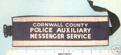 Armband Police Auxilliary Messenger Service PAMS
Keywords: Armband Police Auxilliary Messenger Service PAMS