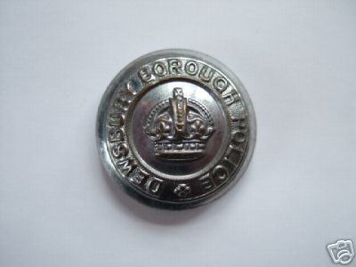 Dewsbury Borough Police. Button. KC
Keywords: Dewsbury Button