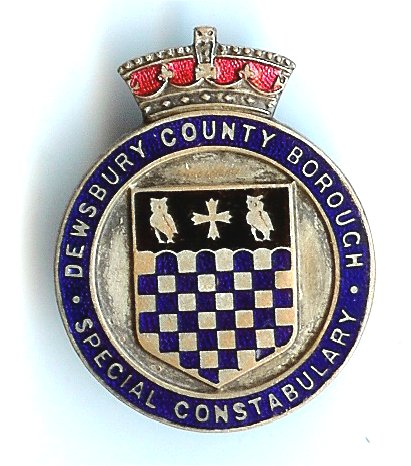 Dewsbury Borough Special Constable Lapel Badge
