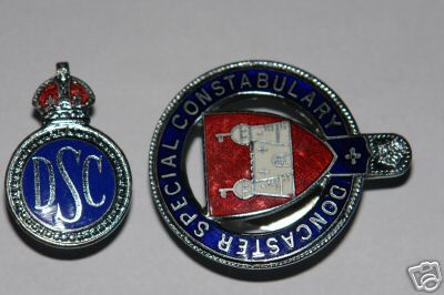 Doncaster Borough  Special Constable Lapel Badge
