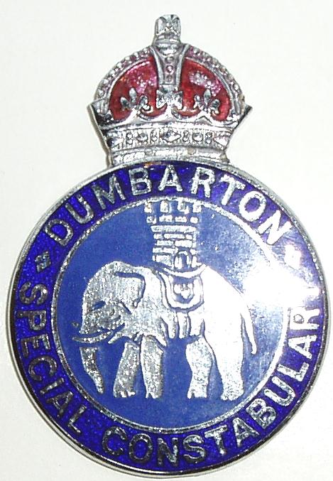 Special Constabulary Cap Badge
Keywords: CB Special Constabulary Dumbarton