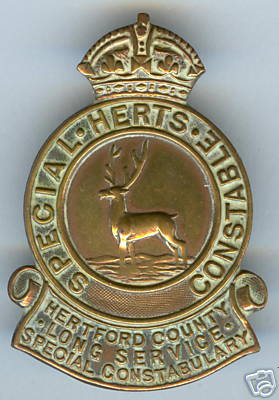 Hertfordshire Constab. SC Long Service Lapel Badge. KC
Keywords: Hertfordshire Lapel SC
