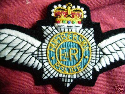 Humberside Police. Pilot Badge (2) QC
Keywords: Humberside Patch