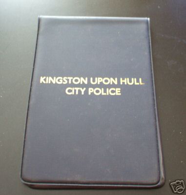 Hull City Police. Notebook Cover
Keywords: Hull Notebook