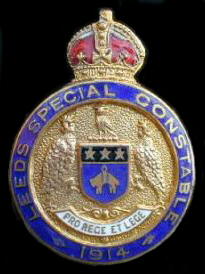 Leeds City Police Special Constable Lapel Badge
