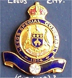 Leeds City Police Special Constable Lapel Badge
