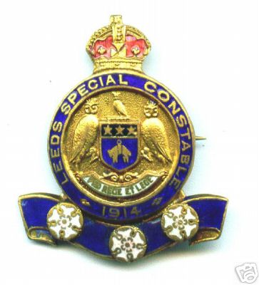 Leeds City Police Special Constable Lapel Badge
