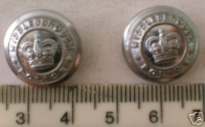 Middlesborough Constabulary. Buttons. QC
Keywords: Middlesborough Button