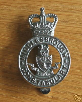 Middlesborough Constabulary. Cao Badge. QC
Keywords: Middlesborough CB