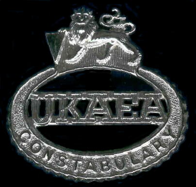 U.K. Atomic Energy Authority Constabulary Cap Badge
Keywords: U.K. Atomic Energy Authority Constabulary Cap Badge