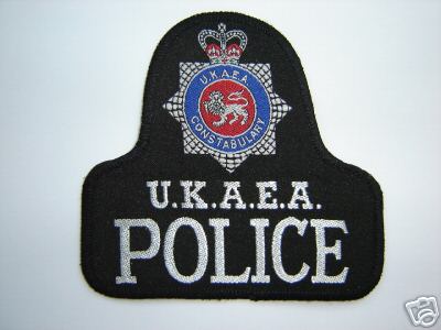 U.K. Atomic Energy Authority Constabulary Patch
Keywords: U.K. Atomic Energy Authority Constabulary Patch