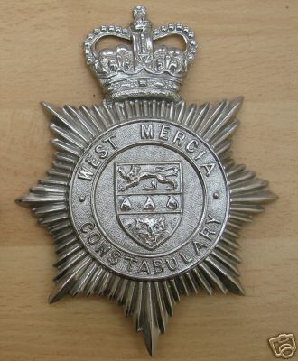 West Mercia Helmet Plate QC
Keywords: West Mercia Helmet Plate QC